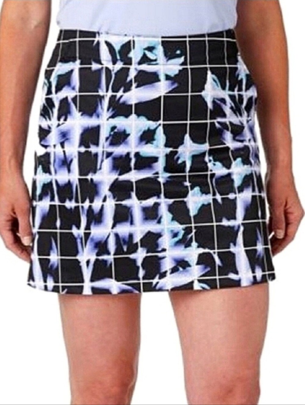 Lady Hagen Skort Vintage Printed Floral Black Size 2 NEW